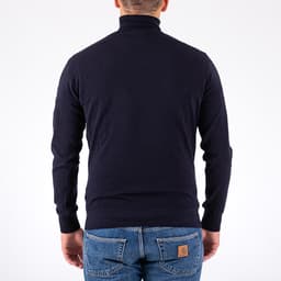 Extrafine Merino Wool Turtle Neck Knit - 5