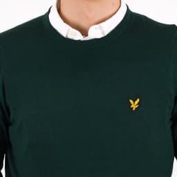 Cotton Merino Crew Neck Jumper - 6