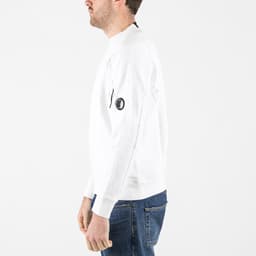 Diagonal Raised Fleece Crewneck Sweatshirt - 4