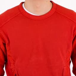 Contrast Panel Crew Neck Sweatshirt - 6