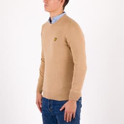 Cotton Merino Crew Neck Jumper - 2