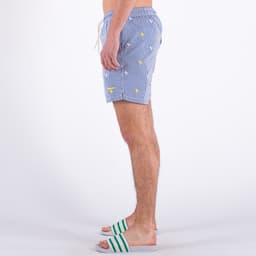 Palm Stripe Swim Short - 3