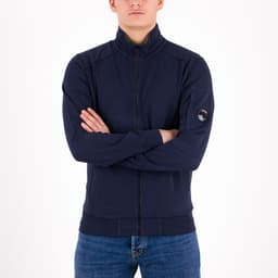 Diagonal Fleece Open Zip Lens - 4