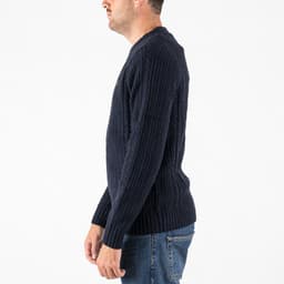 Ribbed Cable Knit Jumper - 4