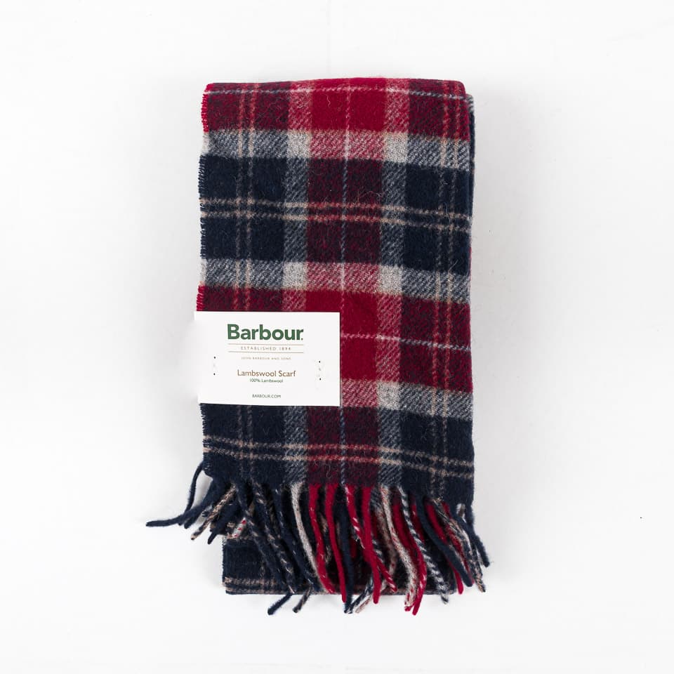 Tartan Lambswool Scarf - Barbour - Accessories
