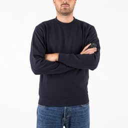 Diagonal Raised Fleece Crewneck Sweatshirt - 2