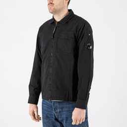Organic Gabardine Zipped Lens Overshirt - 3