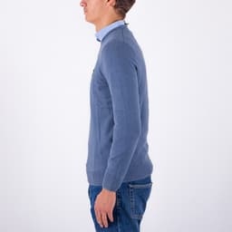 Cotton Merino Crew Neck Jumper - 4