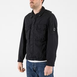 Flatt Nylon Mixed Goggle Overshirt Jacket - 3