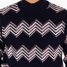 Pattern Roll Neck - 6