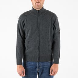 Lambswool GRS Full Zip Sweater - 1