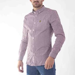 Slim Fit Gingham Shirt - 2