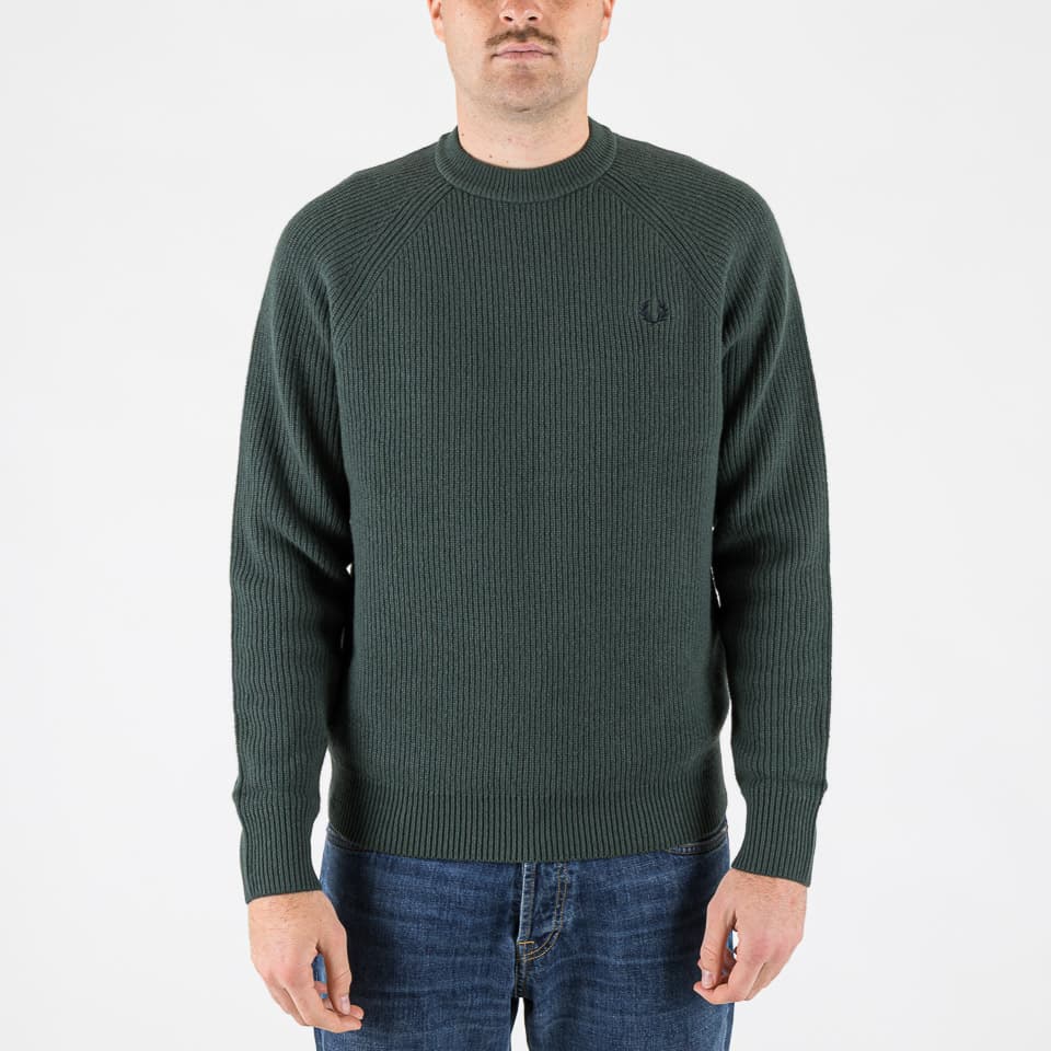 Lambswool Raglan Jumper - 1