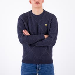 Brushed Argyle Jumper - 3