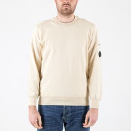 Cotton Sea Island Crewneck Lens Sweater - 1