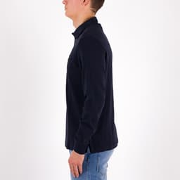 Long Sleeve Polo Shirt With Cord Collar - 4