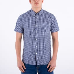 Short Sleeve Gingham Shirt - 1