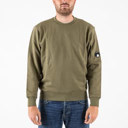 Diagonal Raised Fleece Crewneck Sweatshirt - 1