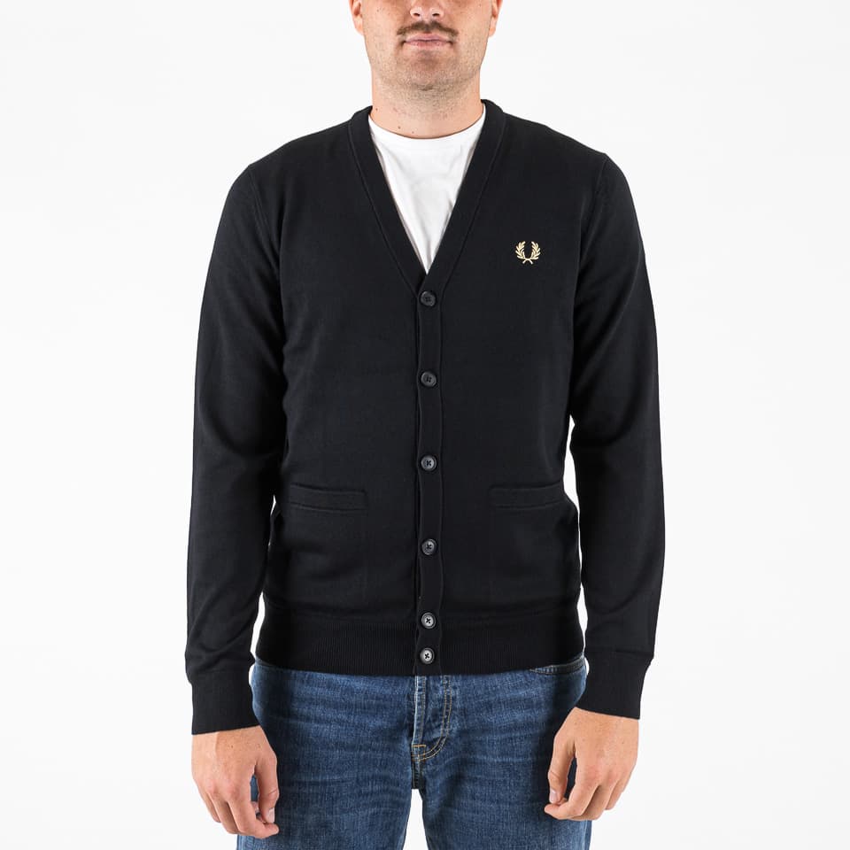 Classic Cardigan - Fred Perry - Jumpers & Sweaters