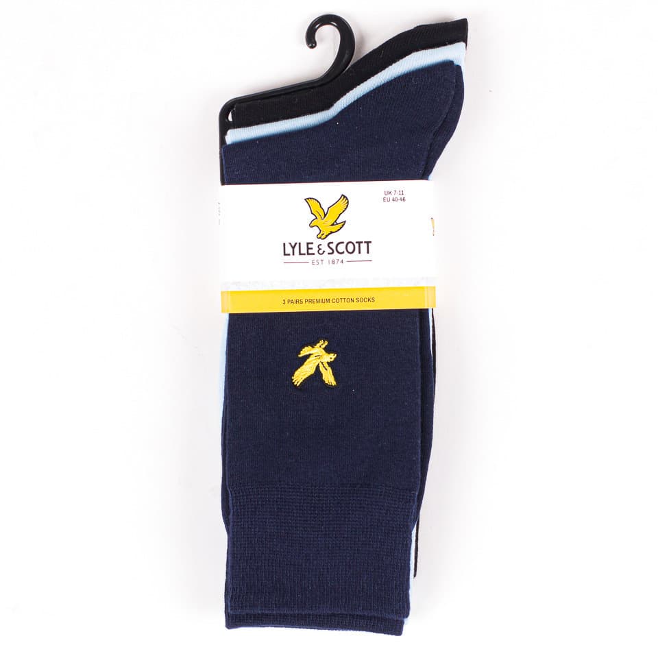 Angus 3 Pack Multi Socks - 1