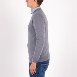 Cotton Merino Crew Neck Jumper - 5