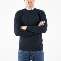 Pima Cotton Crew Jumper - 2