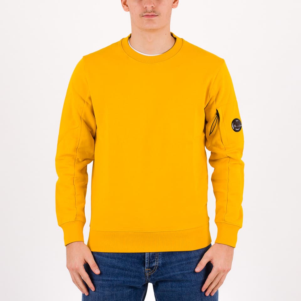 Diagonal Raised Fleece Lens Crew Sweat - 1