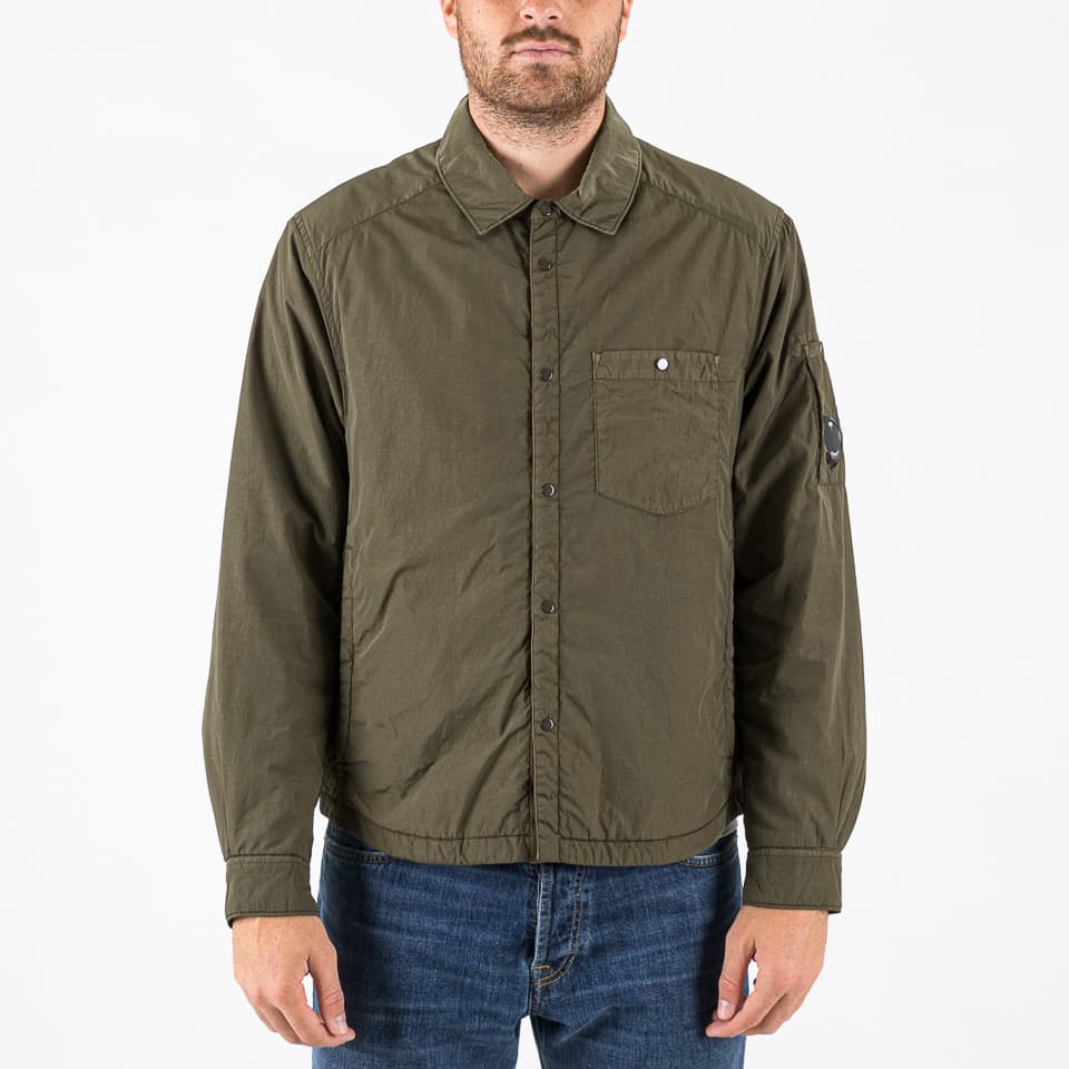 Chrome-R Lens Button Overshirt - C.P. Company - Jackets
