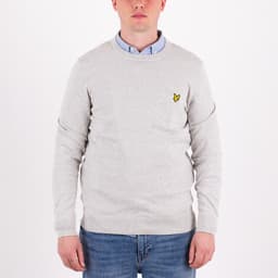 Cotton Crew Neck Jumper - 1