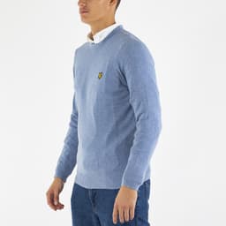 Cotton Merino Crew Neck Jumper - 2