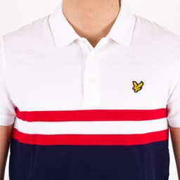 Yoke Stripe Polo Shirt - 5