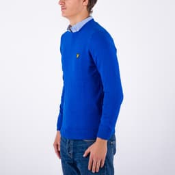 Cotton Merino Crew Neck Jumper - 2