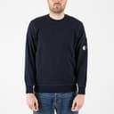 Cotton Sea Island Crewneck Lens Sweater
