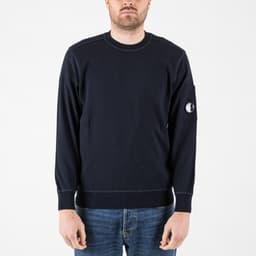 Cotton Sea Island Crewneck Lens Sweater - 1