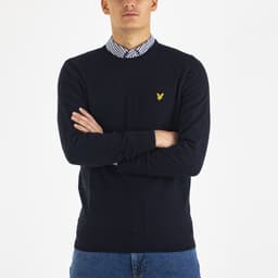 Cotton Merino Crew Neck Jumper - 3