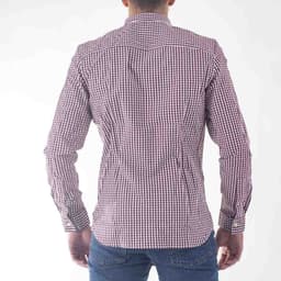 Slim Fit Gingham Shirt - 4