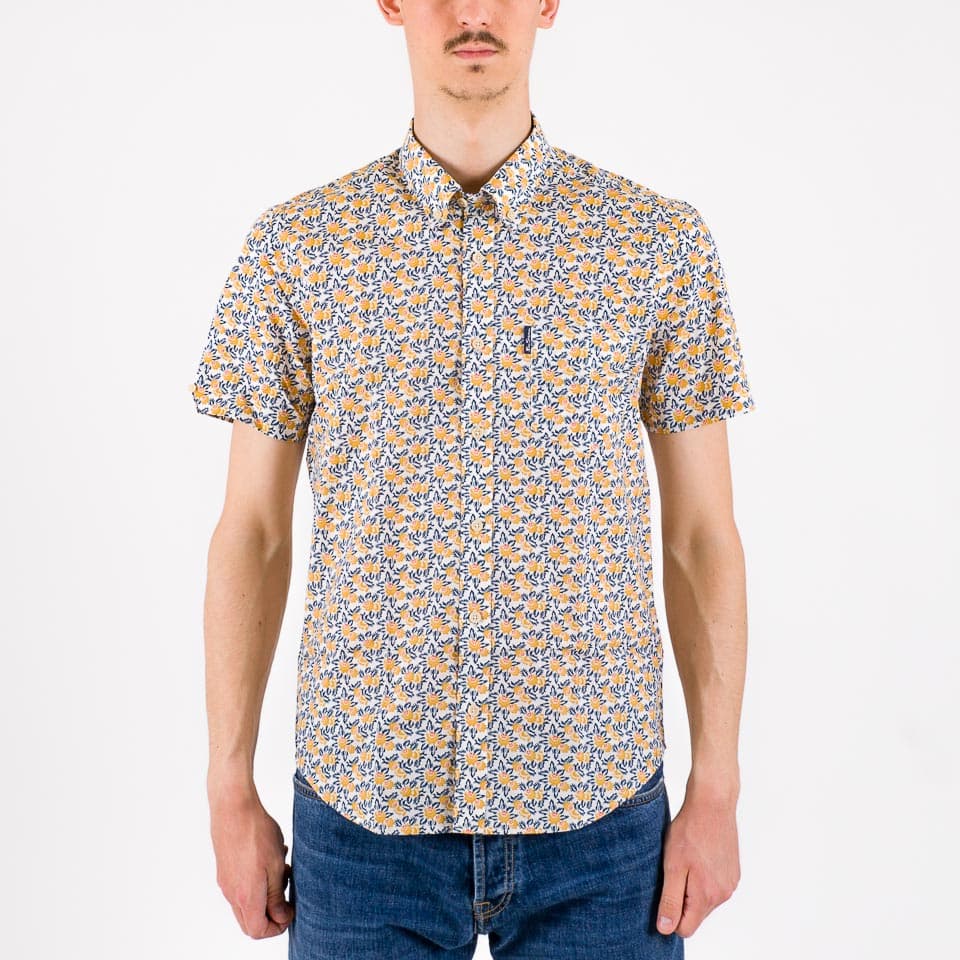 Block Botanical Print Shirt - 1