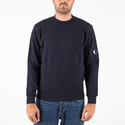 Diagonal Raised Fleece Crewneck Sweatshirt - 1