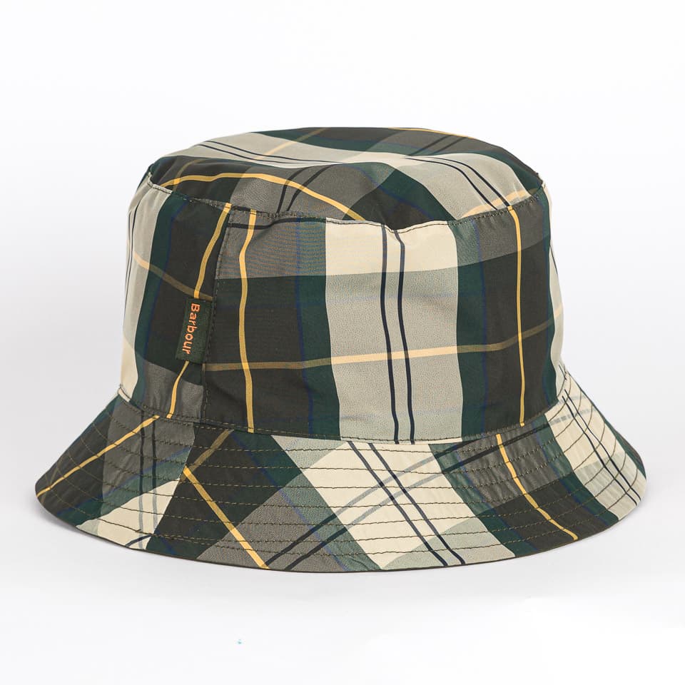 Hutton Reversible Bucket Hat - Barbour - Caps & Hats