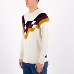 Geometric Stripe Knitted Jumper - 2