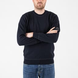 Cotton Sea Island Crewneck Lens Sweater - 2