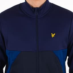 Trio Geo Panel Zipthrough Track Top - 6