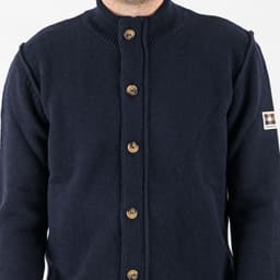 Lambswool Buttoned Cardigan - 6