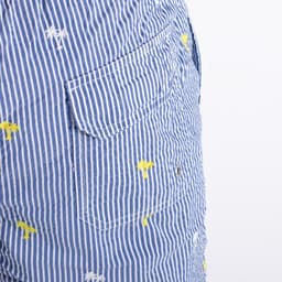 Palm Stripe Swim Short - 6