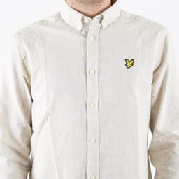 Linen Blend Oxford Shirt - 6