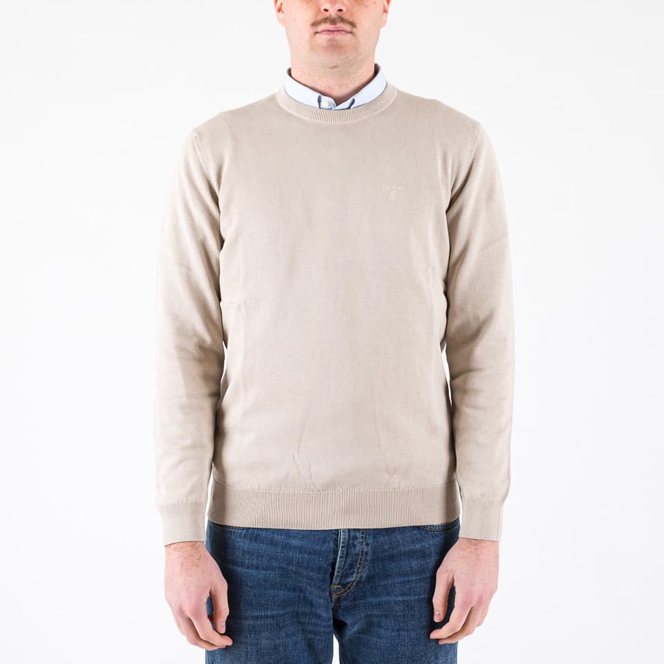 Pima Cotton Crew Jumper - Barbour - Maglie