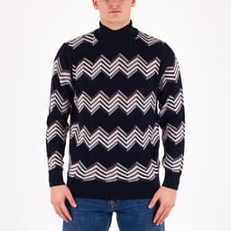 Pattern Roll Neck - 1