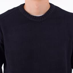 Chenille Cotton Crew Neck Knit - 6