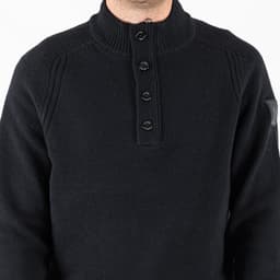 Castillos Knitted Wool Quarter Neck Sweater - 6