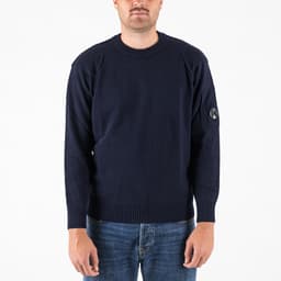 Lambswool GRS Crewneck Lens Sweater - 1